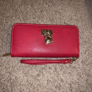 Red wallet/wristlet